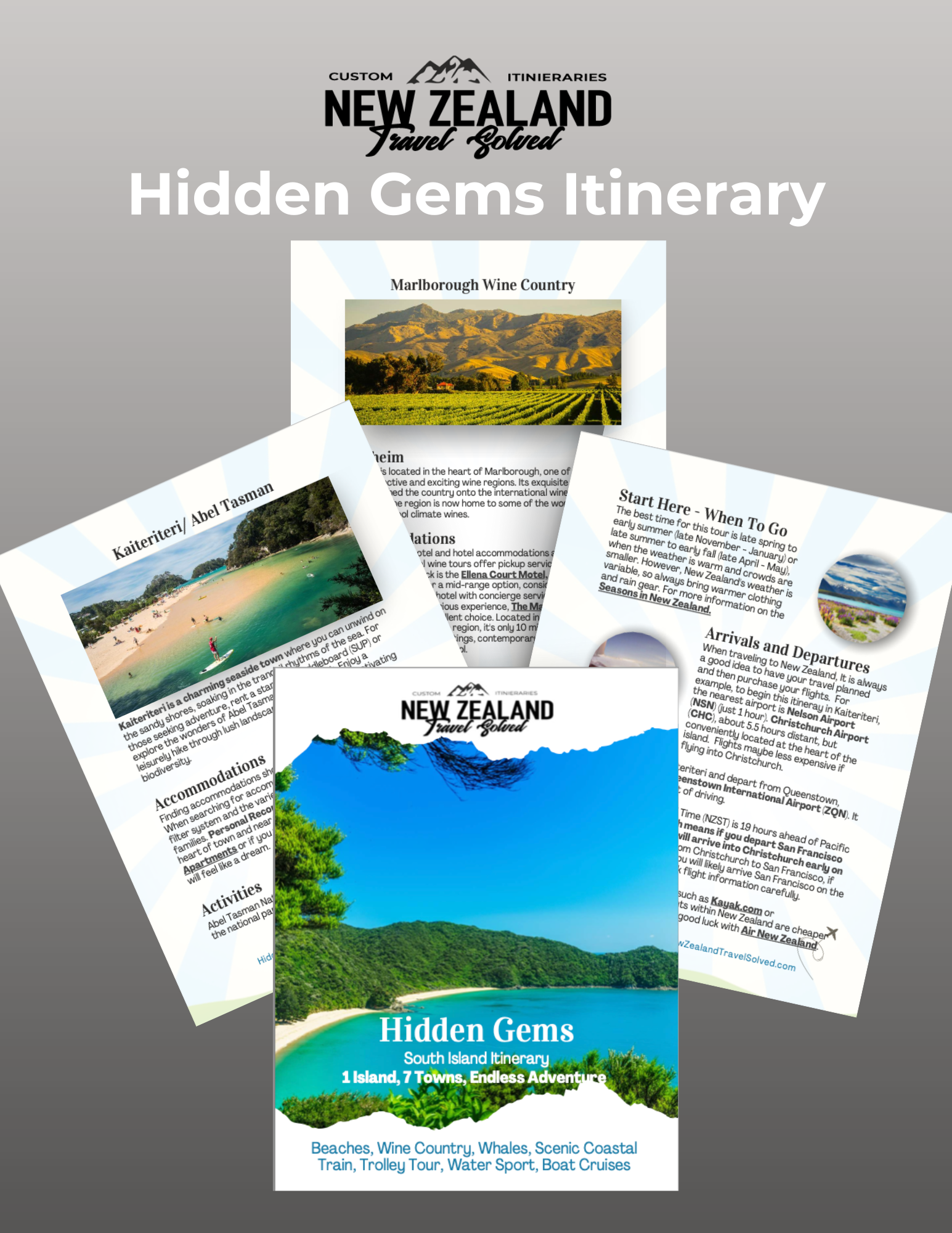Hidden Gems South Island Itinerary Hidden Gems South Island Itinerary